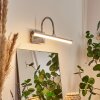 Morges Lampada da specchio LED Cromo, 1-Luce