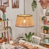 Ramila Lampadario a sospensione, Lampada a sospensione Écru, Nero, 1-Luce