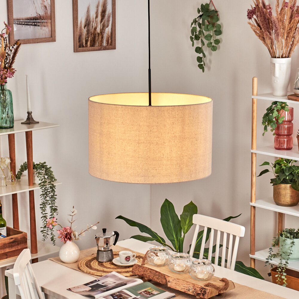 Flemming Lampadario a sospensione, Lampada a sospensione beige, Bianco, 1-Luce main product photo