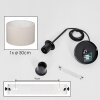 Flemming Lampadario a sospensione, Lampada a sospensione beige, Bianco, 1-Luce