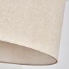 Flemming Lampadario a sospensione, Lampada a sospensione beige, Bianco, 1-Luce