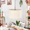 Flemming Lampadario a sospensione, Lampada a sospensione beige, Bianco, 1-Luce