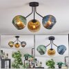 Koyoto Plafoniera, Lampada a sfera 42 cm Blu, Oro, Verde, Chiaro, 3-Luci