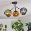 Koyoto Plafoniera, Lampada a sfera 42 cm Blu, Oro, Verde, Chiaro, 3-Luci