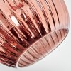 Ripoll Plafoniera, Lampada a sfera Cromo, Oro, Ramato, Grigio fumo, 7-Luci