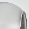 Koyoto Plafoniera, Lampada a sfera 32 cm Cromo, Grigio fumo, 4-Luci