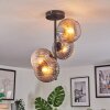 Koyoto Plafoniera, Lampada a sfera 32 cm Chiaro, Grigio fumo, 4-Luci