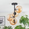Koyoto Plafoniera, Lampada a sfera Ambrato, 4-Luci