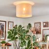 Bassagoda Plafoniera beige, Bianco, 1-Luce