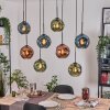 Ripoll Lampadario a sospensione, Lampada a sfera, Lampada a sospensione Écru, Nero, 8-Luci
