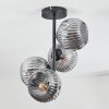 Ripoll Plafoniera, Lampada a sfera Grigio fumo, 4-Luci