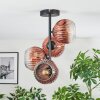 Ripoll Plafoniera, Lampada a sfera Chiaro, Ramato, 4-Luci