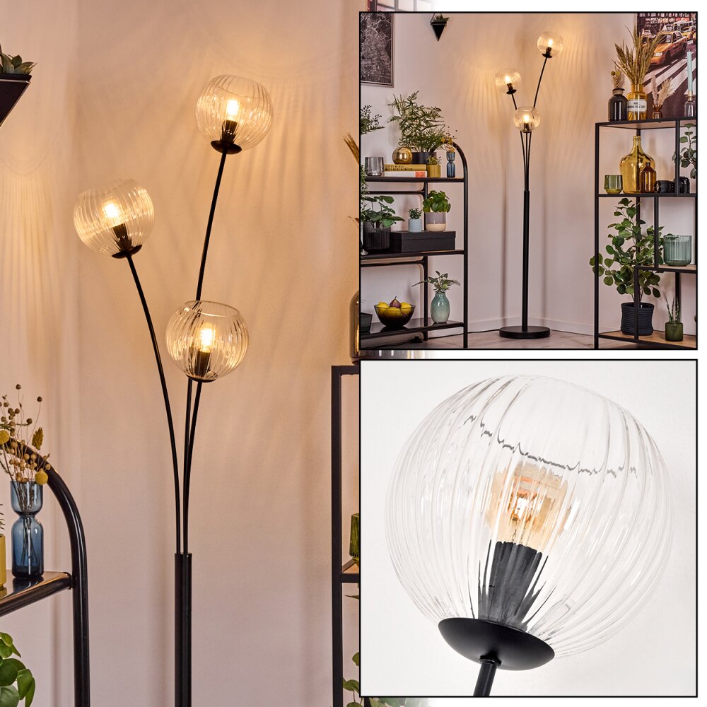Koyoto Lampada a sfera, Lampada da terra Chiaro, 3-Luci main product photo