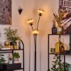 Koyoto Lampada a sfera, Lampada da terra Ambrato, 3-Luci