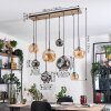 Ripoll Lampadario a sospensione, Lampada a sfera, Lampada a sospensione Écru, Nero, 8-Luci