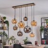 Ripoll Lampadario a sospensione, Lampada a sfera, Lampada a sospensione Écru, Nero, 8-Luci