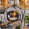 Ripoll Lampadario a sospensione, Lampada a sfera, Lampada a sospensione Écru, Nero, 8-Luci
