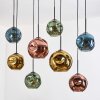 Ripoll Lampadario a sospensione, Lampada a sfera, Lampada a sospensione Écru, Nero, 8-Luci