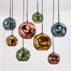 Ripoll Lampadario a sospensione, Lampada a sfera, Lampada a sospensione Écru, Nero, 8-Luci
