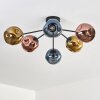 Ripoll Plafoniera, Lampada a sfera Blu, Oro, Ramato, 6-Luci