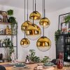 Gastor Lampadario a sospensione, Lampada a sfera, Lampada a sospensione Oro, Chiaro, 6-Luci
