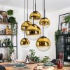Gastor Lampadario a sospensione, Lampada a sfera, Lampada a sospensione Oro, Chiaro, 6-Luci