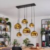 Gastor Lampadario a sospensione, Lampada a sfera, Lampada a sospensione Oro, Chiaro, 6-Luci