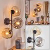 Ripoll Lampada a sfera, Applique Ambrato, Chiaro, Grigio fumo, 3-Luci
