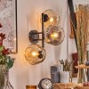 Ripoll Lampada a sfera, Applique Ambrato, Chiaro, Grigio fumo, 3-Luci