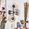 Ripoll Lampada a sfera, Applique Ambrato, Chiaro, Grigio fumo, 3-Luci