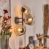 Ripoll Lampada a sfera, Applique Ambrato, Chiaro, Grigio fumo, 3-Luci
