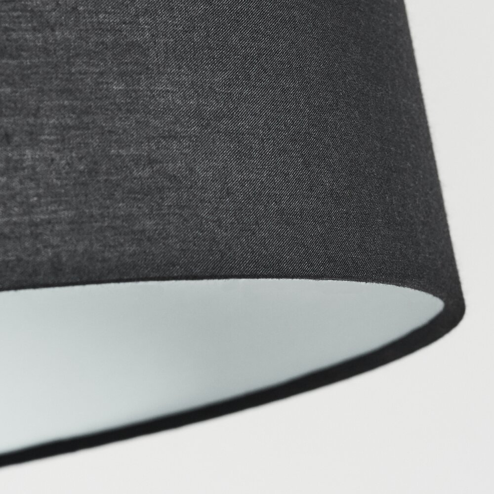 Bassagoda Lampada da terra Nichel opaco, Nero, 1-Luce