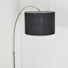 Bassagoda Lampada da terra Nichel opaco, Nero, 1-Luce