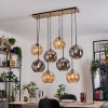 Ripoll Lampadario a sospensione, Lampada a sfera, Lampada a sospensione Écru, Nero, 8-Luci