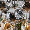 Ripoll Lampadario a sospensione, Lampada a sfera, Lampada a sospensione Écru, Nero, 8-Luci