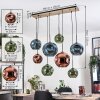 Ripoll Lampadario a sospensione, Lampada a sfera, Lampada a sospensione Écru, Nero, 8-Luci