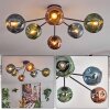Ripoll Plafoniera, Lampada a sfera Blu, Verde, Ramato, 6-Luci