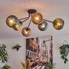 Koyoto Plafoniera, Lampada a sfera 74 cm Blu, Verde, Ramato, 6-Luci