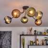 Koyoto Plafoniera, Lampada a sfera 74 cm Blu, Verde, Ramato, 6-Luci