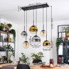 Gastor Lampadario a sospensione, Lampada a sfera, Lampada a sospensione Ambrato, Oro, Chiaro, Grigio fumo, 6-Luci