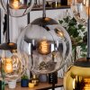 Gastor Lampadario a sospensione, Lampada a sfera, Lampada a sospensione Ambrato, Oro, Chiaro, Grigio fumo, 6-Luci