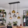 Gastor Lampadario a sospensione, Lampada a sfera, Lampada a sospensione Ambrato, Oro, Chiaro, Grigio fumo, 6-Luci