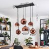 Gastor Lampadario a sospensione, Lampada a sfera, Lampada a sospensione Chiaro, Ramato, 6-Luci
