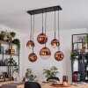 Gastor Lampadario a sospensione, Lampada a sfera, Lampada a sospensione Chiaro, Ramato, 6-Luci