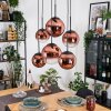 Gastor Lampadario a sospensione, Lampada a sfera, Lampada a sospensione Chiaro, Ramato, 6-Luci