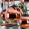 Gastor Lampadario a sospensione, Lampada a sfera, Lampada a sospensione Chiaro, Ramato, 6-Luci