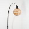 Koyoto Lampada da terra, Lampade ad arco Nero, 1-Luce