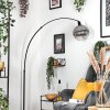 Koyoto Lampada da terra, Lampade ad arco Nero, 1-Luce