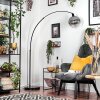 Koyoto Lampada da terra, Lampade ad arco Nero, 1-Luce