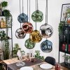 Ripoll Lampadario a sospensione, Lampada a sfera, Lampada a sospensione Écru, Nero, 8-Luci